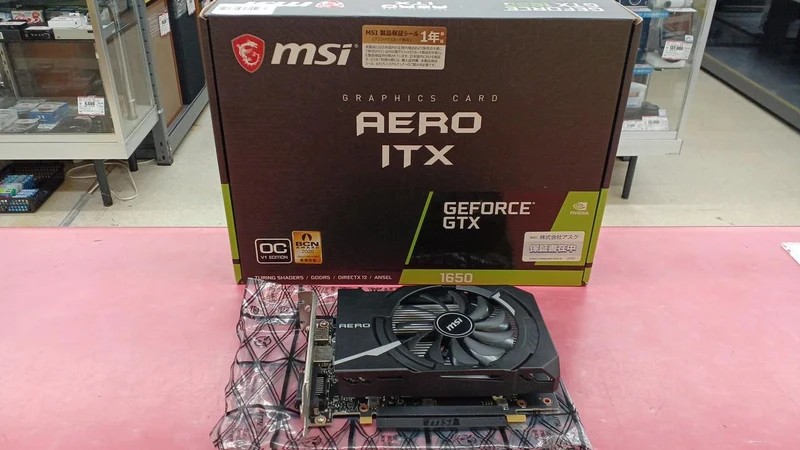 MSI Graphics Card GTX1650 AERO ITX 4G OCV1
