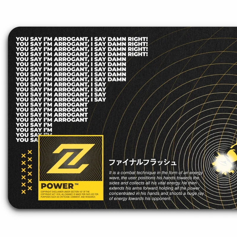 Tapis de Souris "Le Prince des Saiyans"
