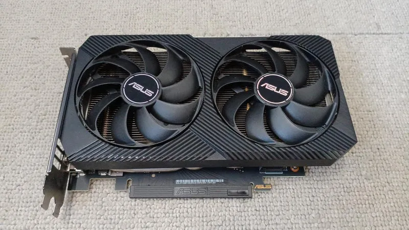 ASUS Graphics Card DUAL-RTX3060TI-8G-MINI-V2