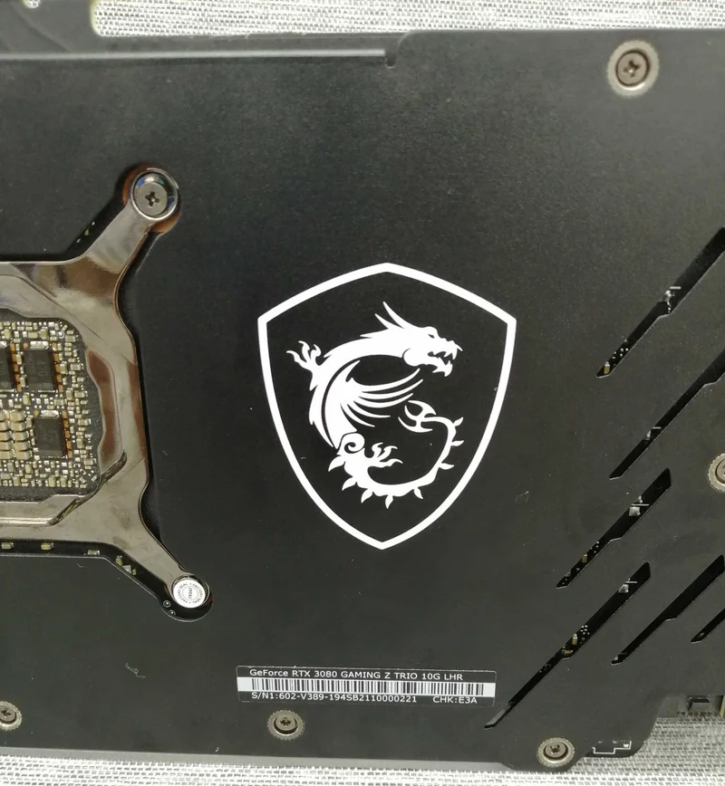 MSI Graphics Card RTX3080 GAMING Z TRIO 10GB LHR