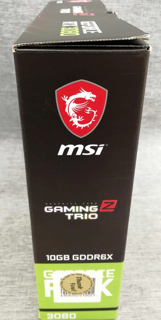 MSI Graphics Card RTX3080 GAMING Z TRIO 10GB LHR