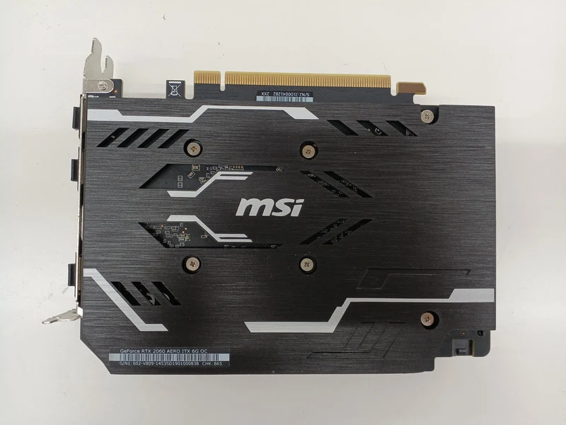Carte graphique MSI : GEFORCE RTX 2060 AERO ITX 6G O