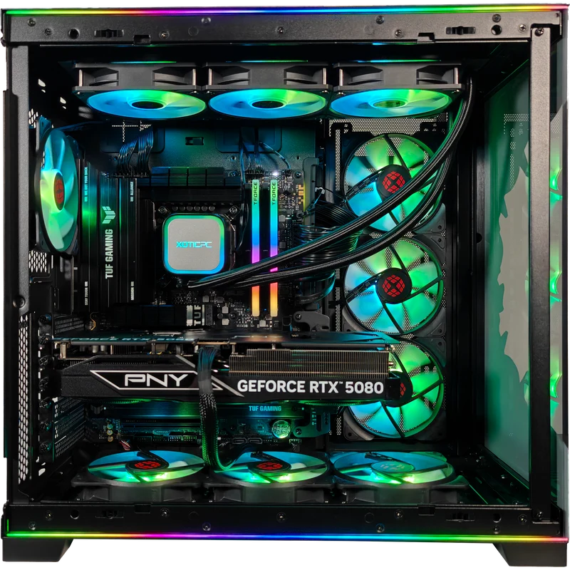 XOTIC PC EVO O11D Hyperbeast Stealth Gaming PC, Intel Core Ultra 9 285K, NVIDIA GeForce RTX 5080, 32GB DDR5, 2TB SSD