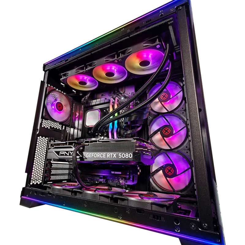 XOTIC PC EVO O11D Hyperbeast Stealth Gaming PC, Intel Core Ultra 9 285K, NVIDIA GeForce RTX 5080, 32GB DDR5, 2TB SSD
