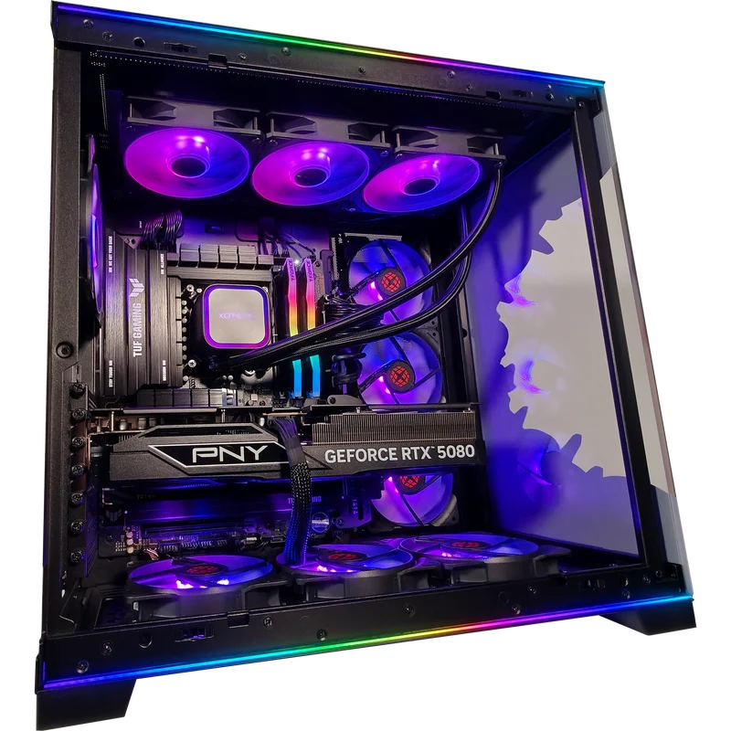 XOTIC PC EVO O11D Hyperbeast Stealth Gaming PC, Intel Core Ultra 9 285K, NVIDIA GeForce RTX 5080, 32GB DDR5, 2TB SSD