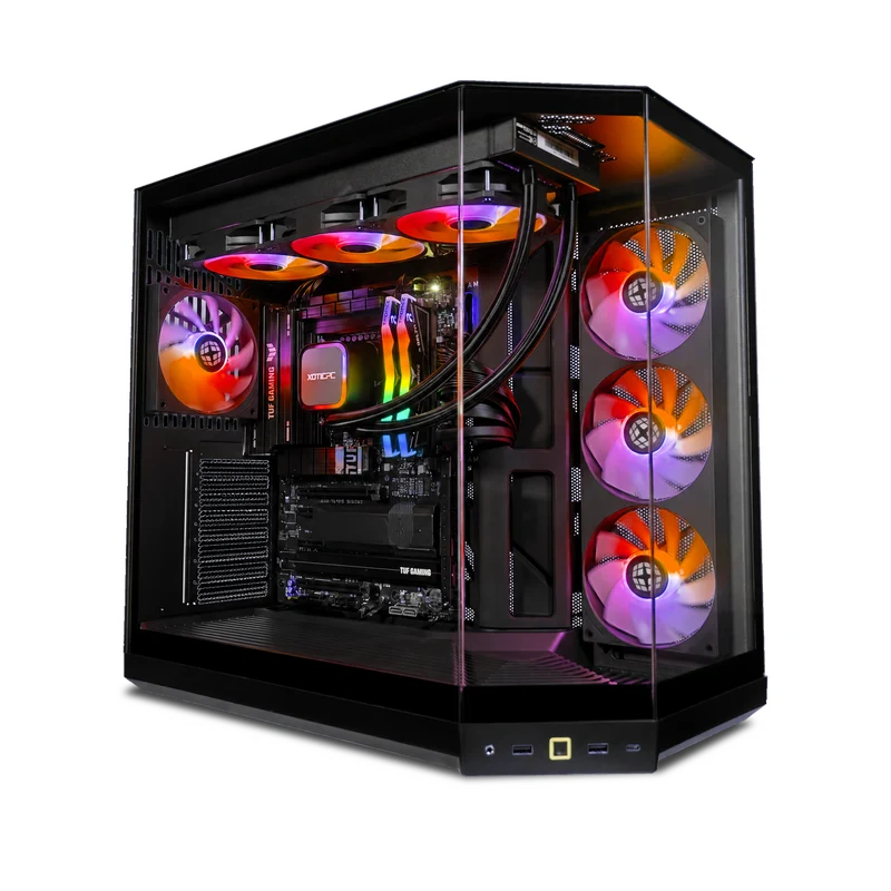 XOTIC PC Y50 Core Gaming PC - Add Your Own GPU - AMD Ryzen 7 9800X3D, 32GB DDR5, 1TB SSD