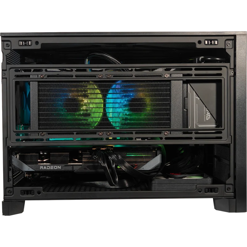 XOTIC PC Steam Boxx Extreme Console-Style Gaming PC, AMD Ryzen 7 7800X3D, Radeon RX 9070 XT, 32GB DDR5, 2TB SSD