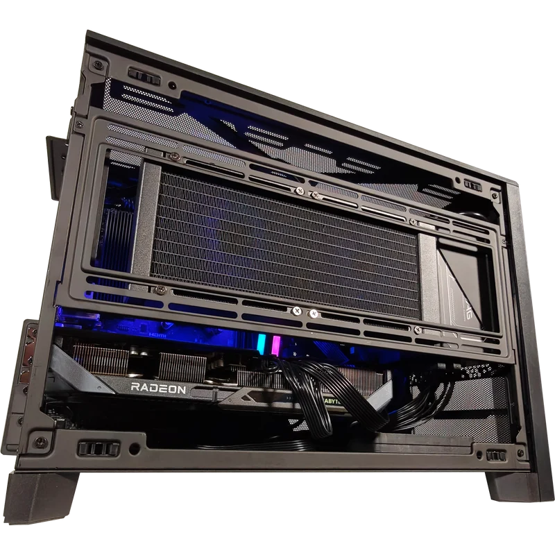 XOTIC PC Steam Boxx Extreme Console-Style Gaming PC, AMD Ryzen 7 7800X3D, Radeon RX 9070 XT, 32GB DDR5, 2TB SSD