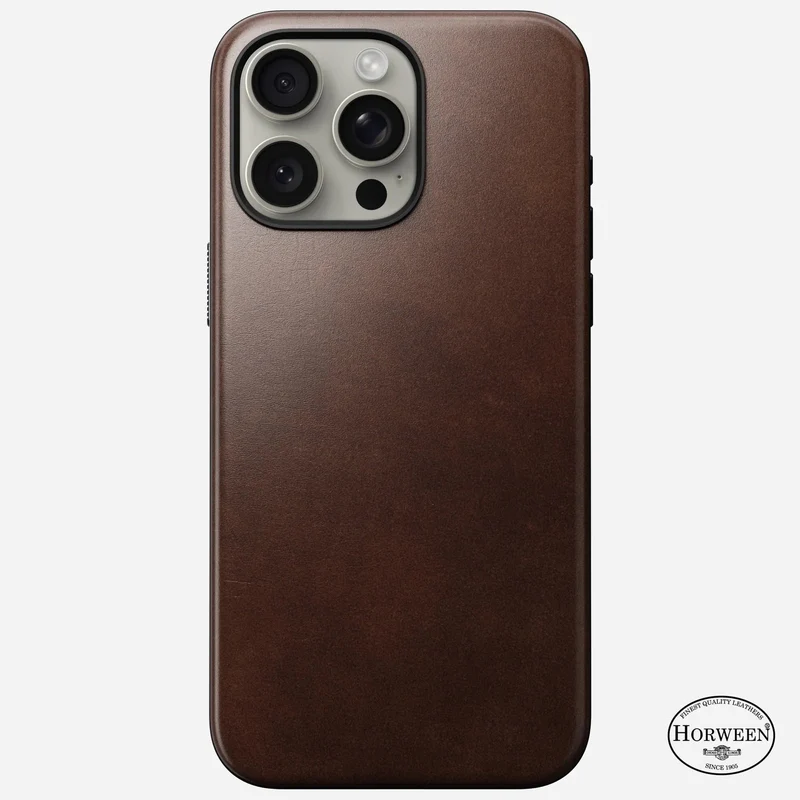 Modern Leather Case for iPhone 15 Series | Horween Leather