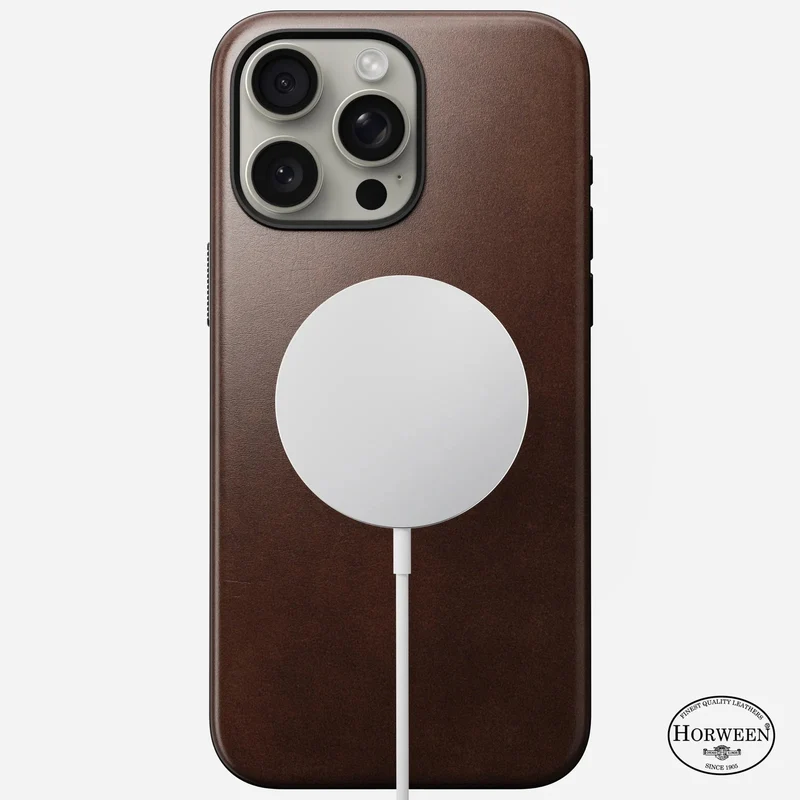 Modern Leather Case for iPhone 15 Series | Horween Leather