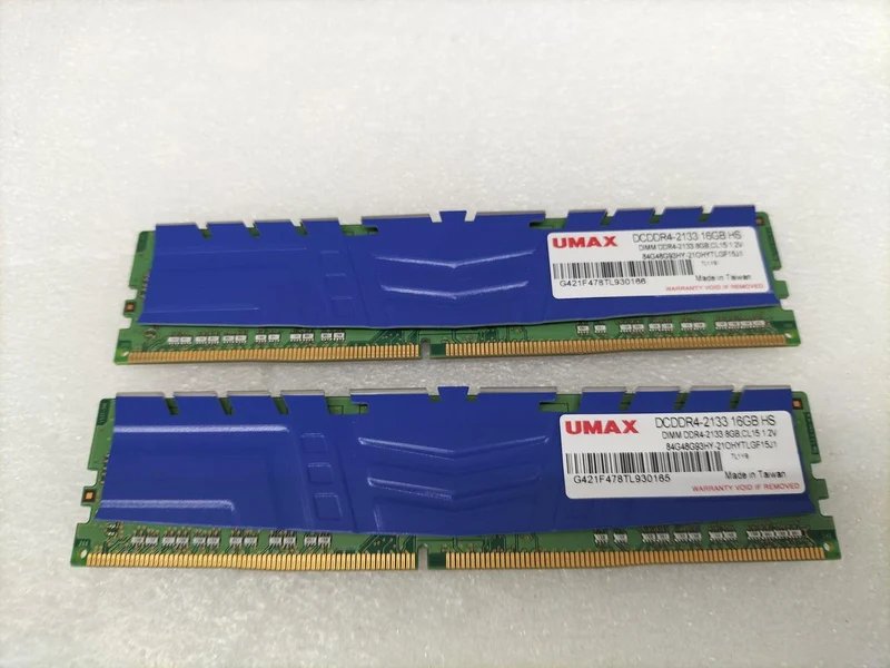 UMAX Desktop Memory: 32GB (16GB×2) DCDDR4-2133