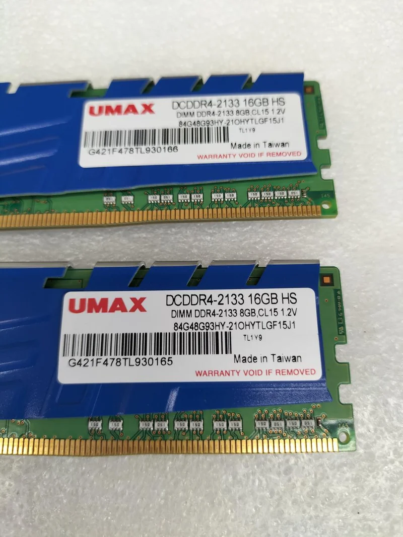 UMAX Desktop Memory: 32GB (16GB×2) DCDDR4-2133