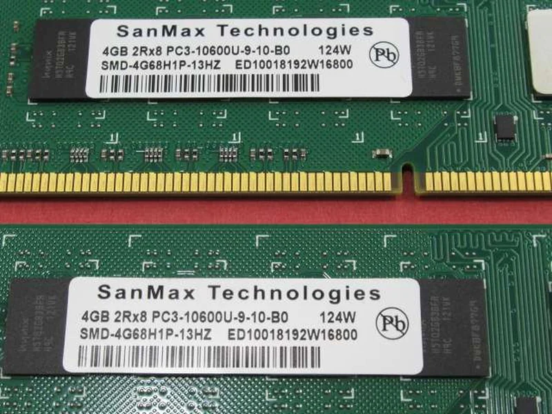 KINGSTON/ELIXIR/SANMAX [For Desktop PCs] PC3 (DDR3) Memory 6-Piece Set [For Desktop PCs] PC3 (DDR3) Memory 6-Piece Set