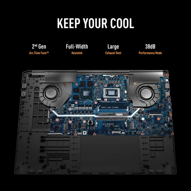 ASUS TUF Gaming A18 FA808PP-NB94 Gaming Laptop, 18" FHD+ 144Hz Display, AMD Ryzen 9 8940HX, NVIDIA GeForce RTX 5070, 16GB RAM, 1TB SSD
