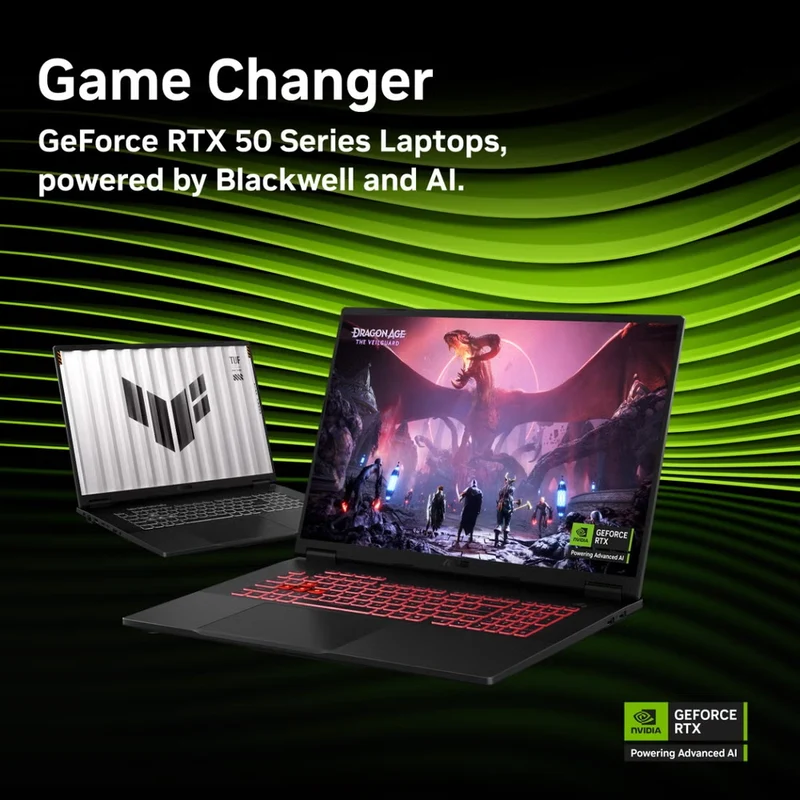ASUS TUF Gaming A18 FA808PP-NB94 Gaming Laptop, 18" FHD+ 144Hz Display, AMD Ryzen 9 8940HX, NVIDIA GeForce RTX 5070, 16GB RAM, 1TB SSD