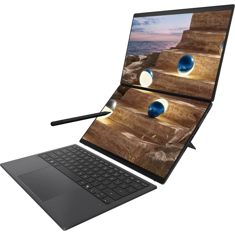 ASUS Zenbook DUO UX8407AA-DS99T, Dual 14” OLED 3K 144Hz Touch Display, Intel Core Ultra 9 386H, Intel Graphics, 32GB RAM, 1TB SSD