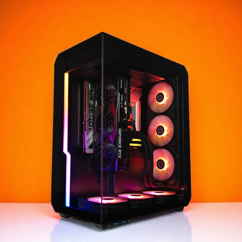 XOTIC PC Xhuttle Project Zero Stealth Extreme Gaming PC, NVIDIA GeForce RTX 5070 Ti, AMD Ryzen 7 9700X, 32GB DDR5, 2TB SSD