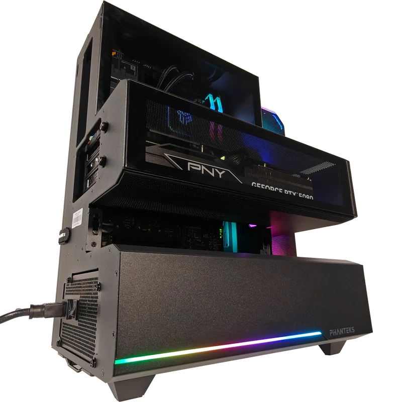 XOTIC PC EX5 Ultimate Gaming PC, AMD Ryzen 7 9800X3D, NVIDIA GeForce RTX 5080, 32GB DDR5, 2TB SSD