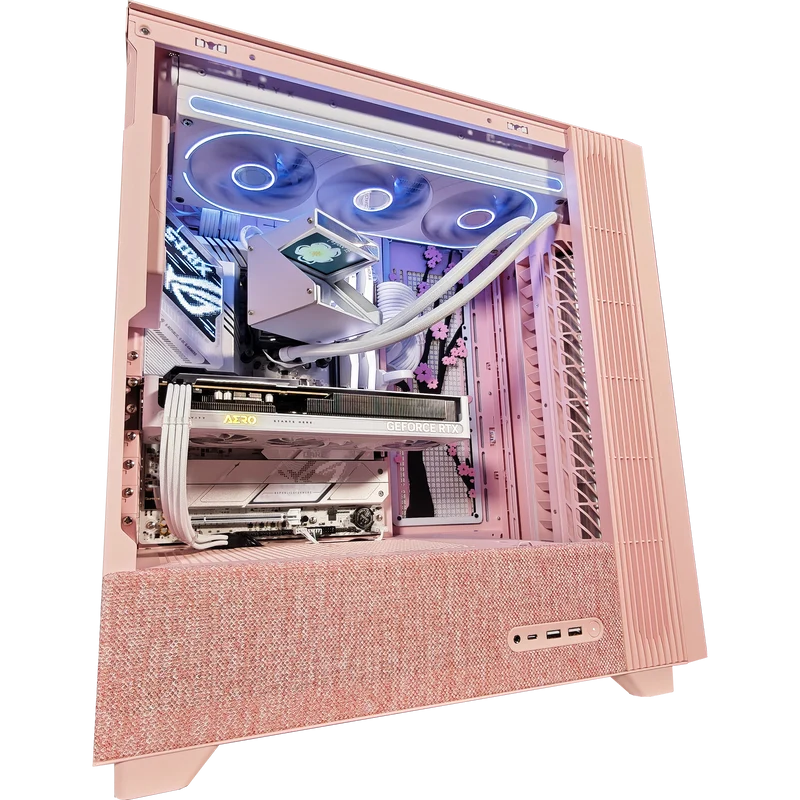 XOTIC PC F50 Sakura Holo Gaming PC, Intel Core Ultra 5 245K, NVIDIA GeForce RTX 5060, 32GB DDR5, 1TB SSD