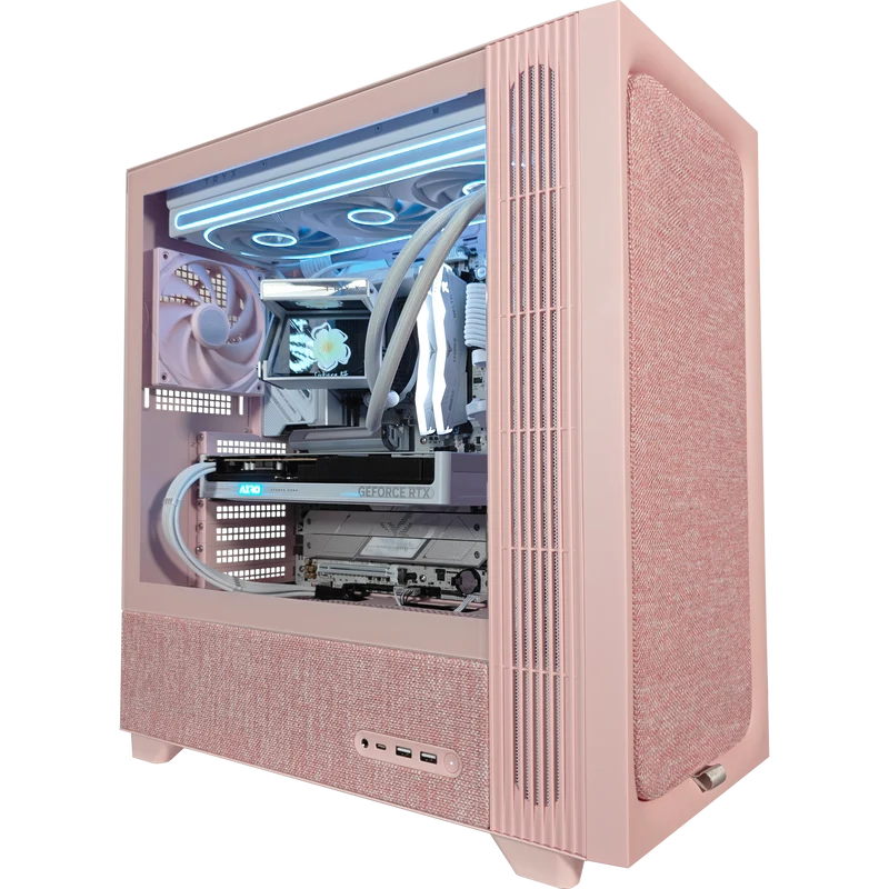 XOTIC PC F50 Sakura Holo Gaming PC, Intel Core Ultra 5 245K, NVIDIA GeForce RTX 5060, 32GB DDR5, 1TB SSD