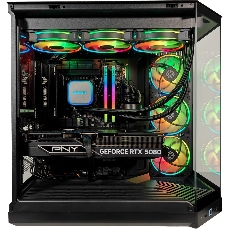 XOTIC PC 1440p Max FPS Gaming PC + Monitor Bundle, NVIDIA GeForce RTX 5080, Core Core Ultra 7 270K Plus, 32GB DDR5, 2TB SSD