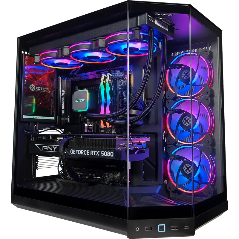 XOTIC PC 1440p Max FPS Gaming PC + Monitor Bundle, NVIDIA GeForce RTX 5080, Core Core Ultra 7 270K Plus, 32GB DDR5, 2TB SSD