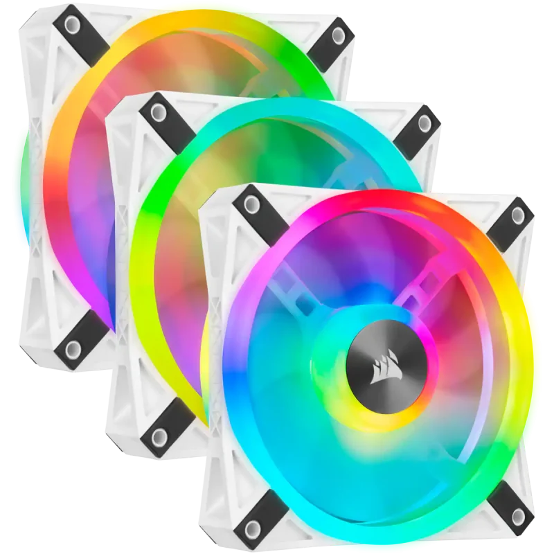 Corsair QL120 Series RGB Fans White