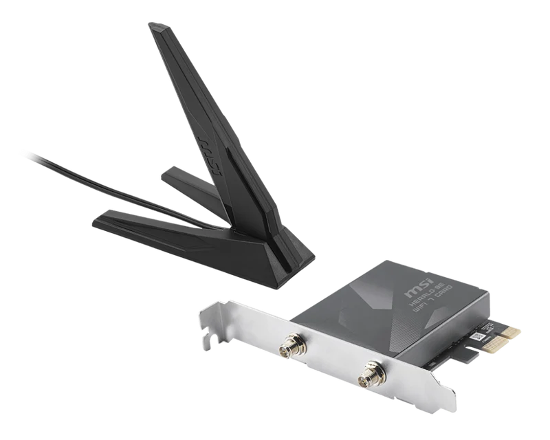 MSI HERALD BE9400 WiFi 7 PCIe Card