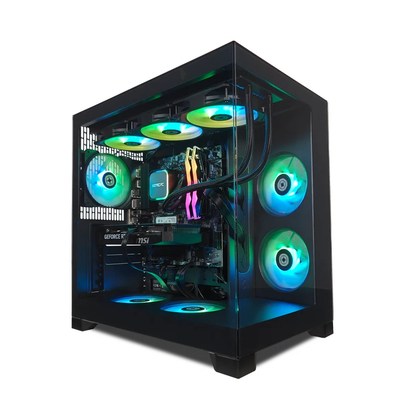 XOTIC PC Pop 2 Vision Advanced Gaming PC, AMD Ryzen 5 9600X, NVIDIA GeForce RTX 5060 Ti, 32GB RAM, 1TB SSD