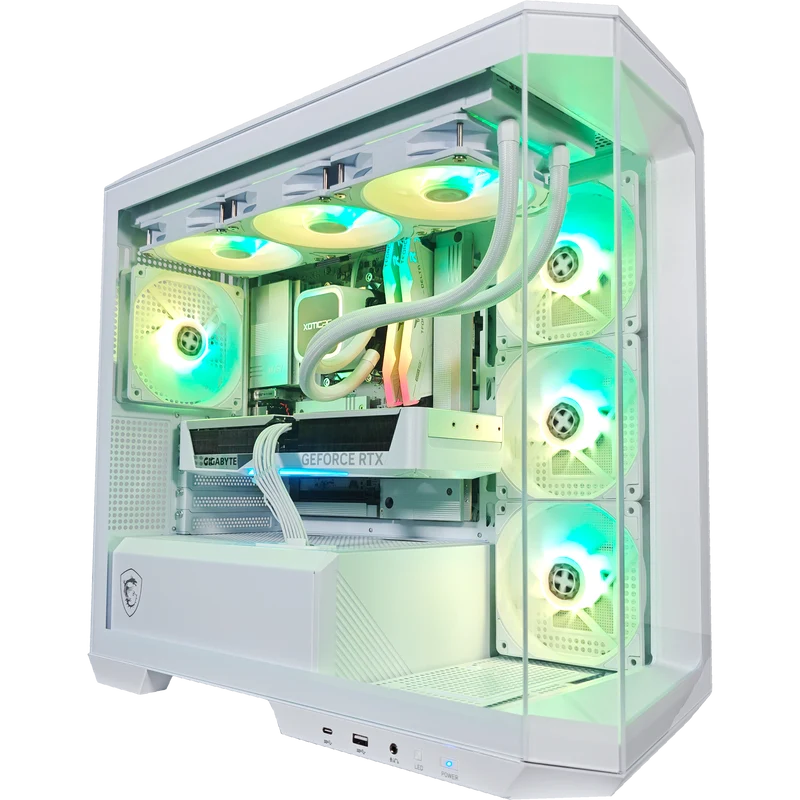 XOTIC PC Project Zero Pano Ghost Extreme 3D Gaming PC, AMD Ryzen 7 9800X3D, NVIDIA GeForce RTX 5070, 32GB DDR5, 2TB SSD