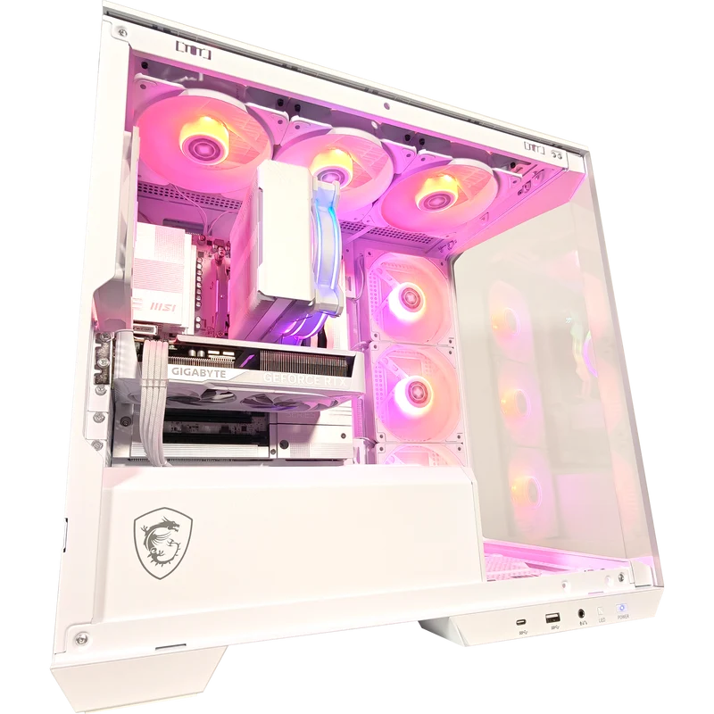 XOTIC PC Project Zero Pano Ghost Optimized Gaming PC, AMD Ryzen 7 9700X, NVIDIA GeForce RTX 5060, 16GB RAM, 1TB SSD
