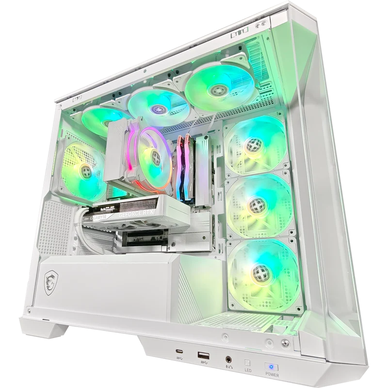 XOTIC PC Project Zero Pano Ghost Optimized Gaming PC, AMD Ryzen 7 9700X, NVIDIA GeForce RTX 5060, 16GB RAM, 1TB SSD