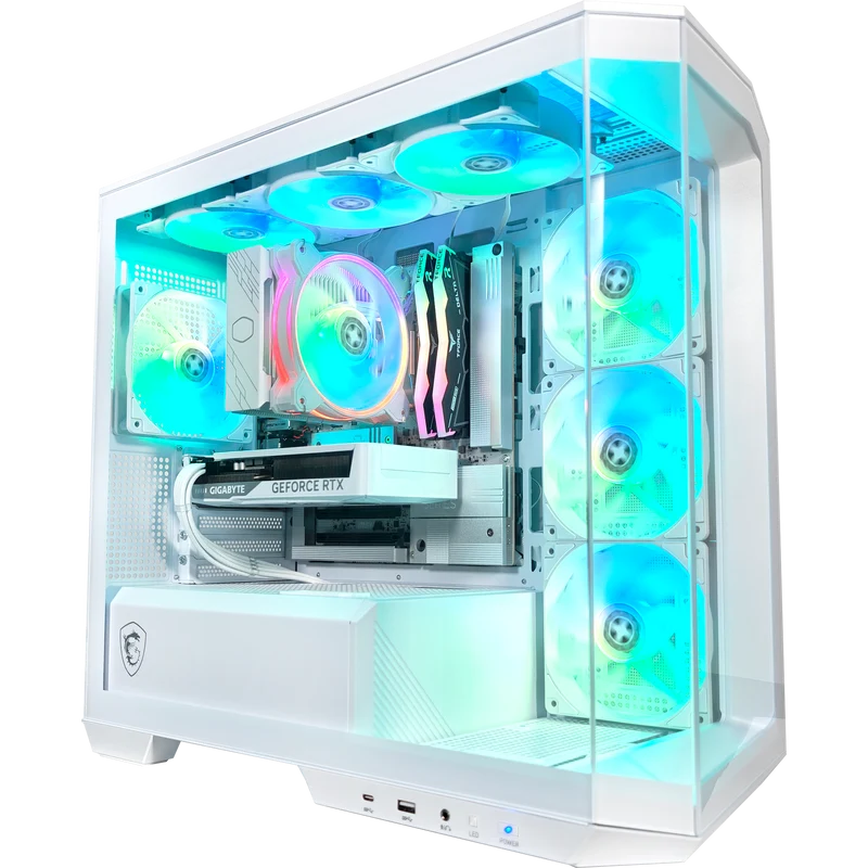 XOTIC PC Project Zero Pano Ghost Optimized Gaming PC, AMD Ryzen 7 9700X, NVIDIA GeForce RTX 5060, 16GB RAM, 1TB SSD