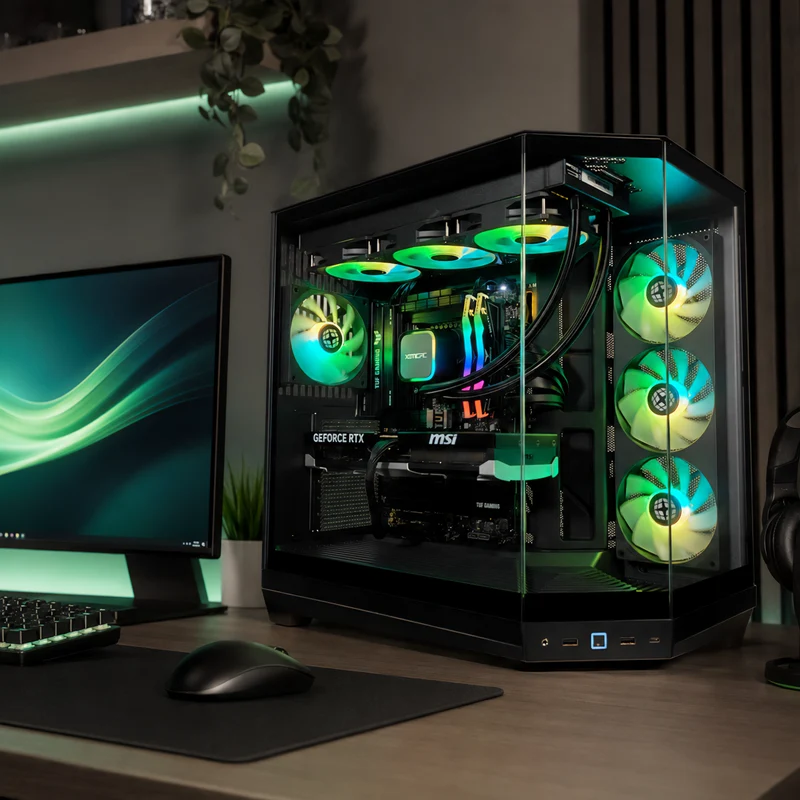XOTIC PC Y50 Extreme Optimized Gaming PC, NVIDIA GeForce RTX 5070 Ti, Core Ultra 7 270K Plus, 32GB DDR5, 2TB SSD