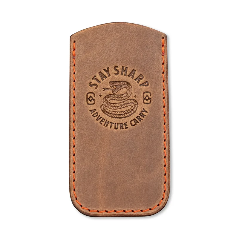 A.C. Leather Knife Slip - Large | Australian Made - 'Stay Sharp' Special Edition