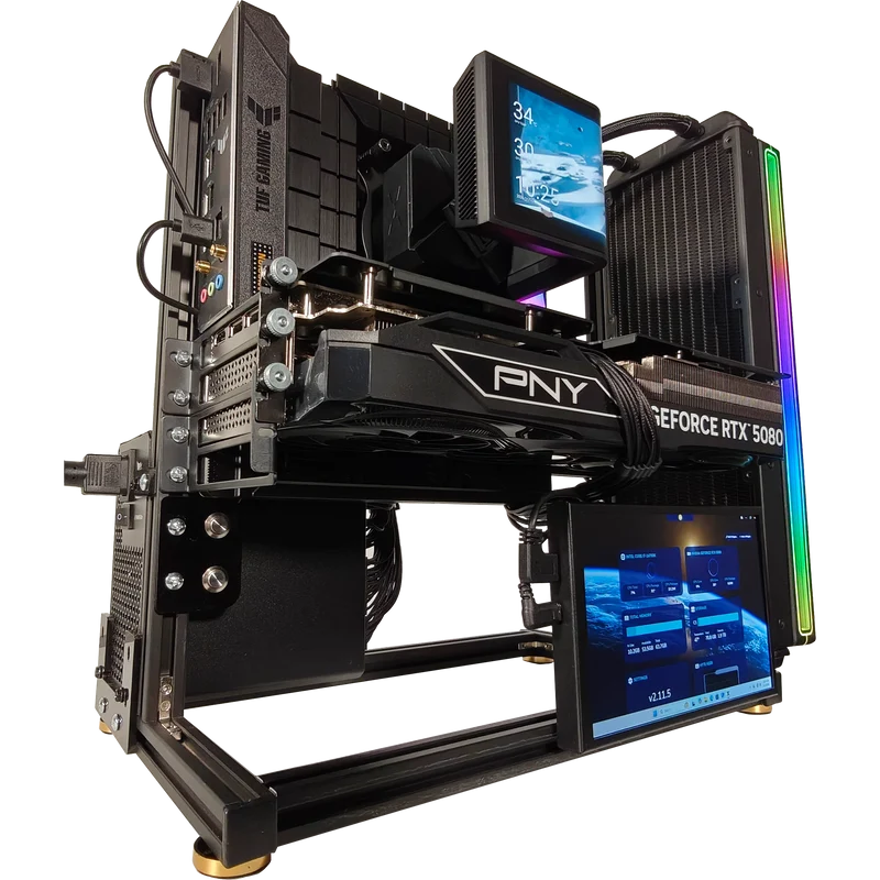XOTIC PC Frameworx Open Air Gaming PC, NVIDIA GeForce RTX 5080, Core i7-14700K, 64GB DDR5, 4TB SSD
