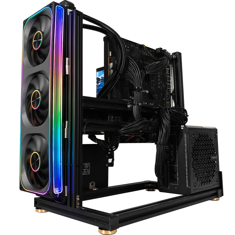 XOTIC PC Frameworx Open Air Gaming PC, NVIDIA GeForce RTX 5080, Core i7-14700K, 64GB DDR5, 4TB SSD
