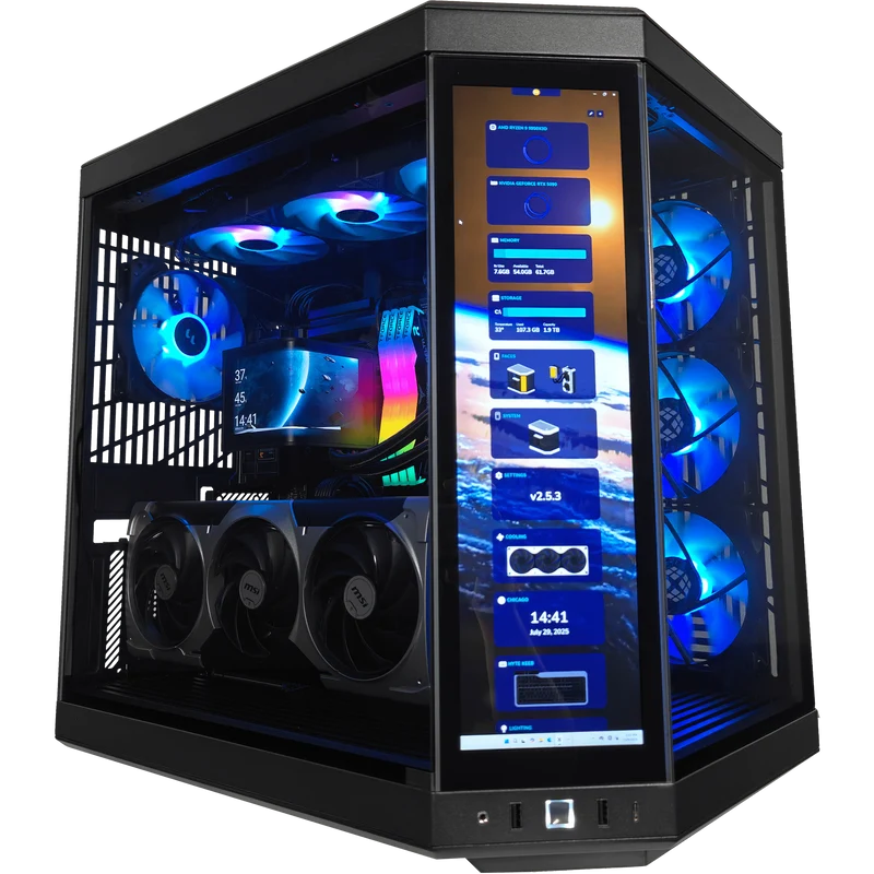 XOTIC PC Full 4K Golf Simulator PC, NVIDIA GeForce RTX 5090, Ryzen 9 9950X3D, 64GB DDR5, 4TB SSD