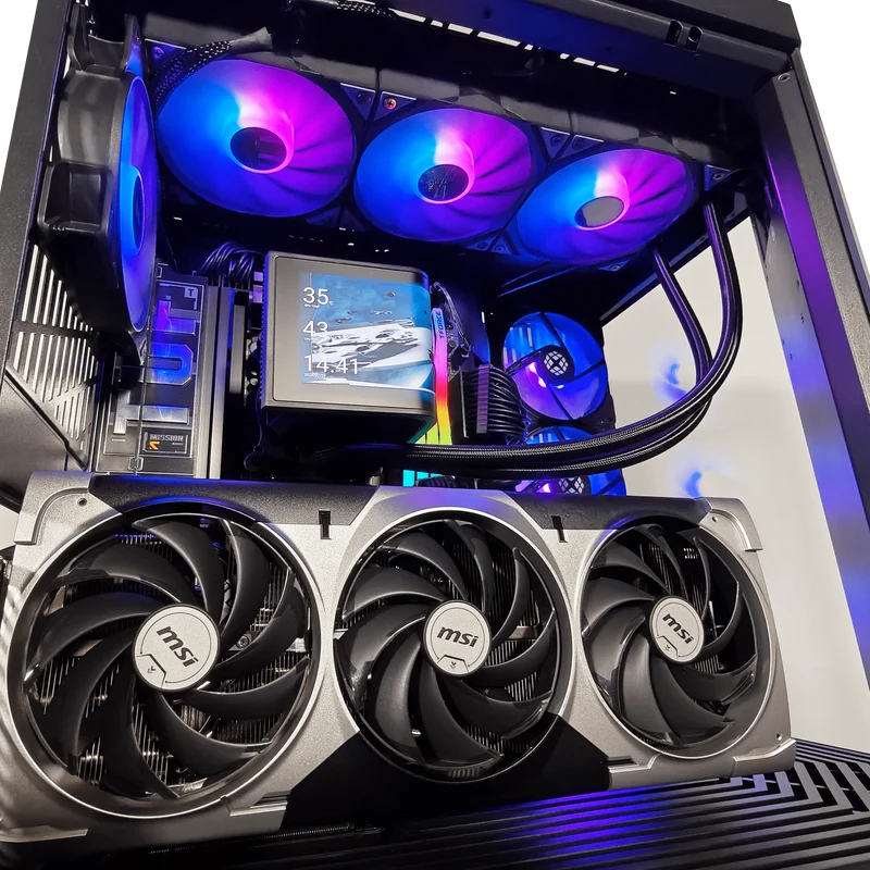 XOTIC PC Full 4K Golf Simulator PC, NVIDIA GeForce RTX 5090, Ryzen 9 9950X3D, 64GB DDR5, 4TB SSD