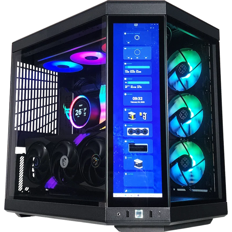 XOTIC PC Y70 Epic Gaming PC, NVIDIA GeForce RTX 5090, Ryzen 7 9800X3D, 64GB DDR5, 2TB SSD
