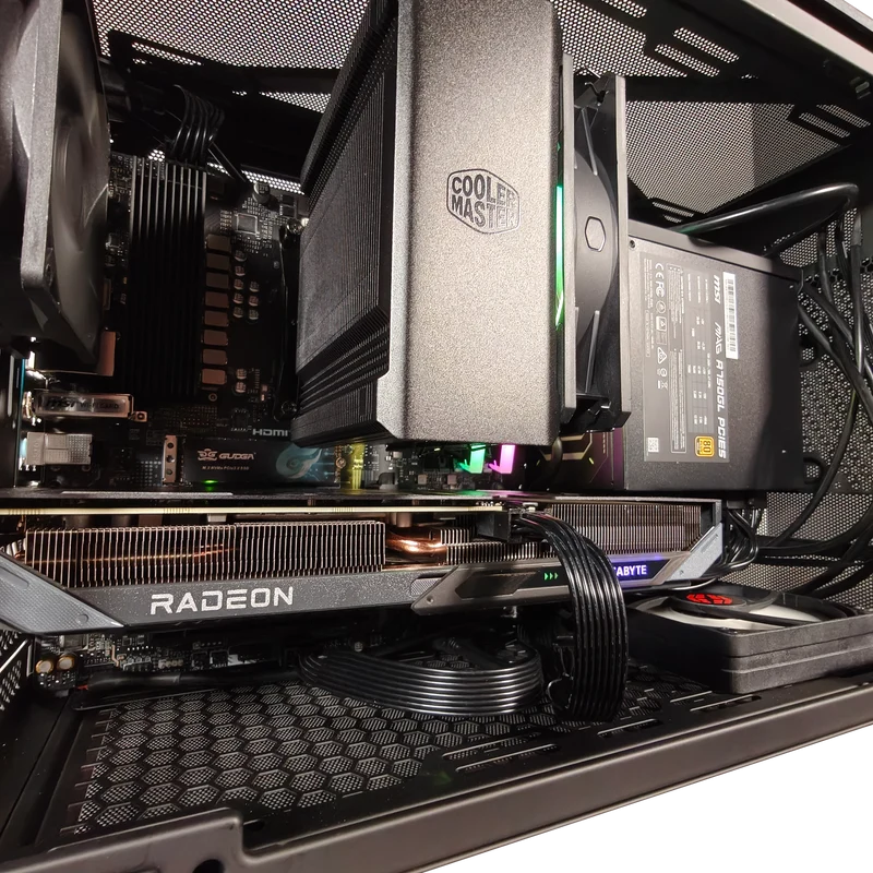 XOTIC PC Steam Boxx Console-Style Gaming PC, AMD Ryzen 5 7500F, Radeon RX 9060 XT, 16GB DDR5, 512GB SSD