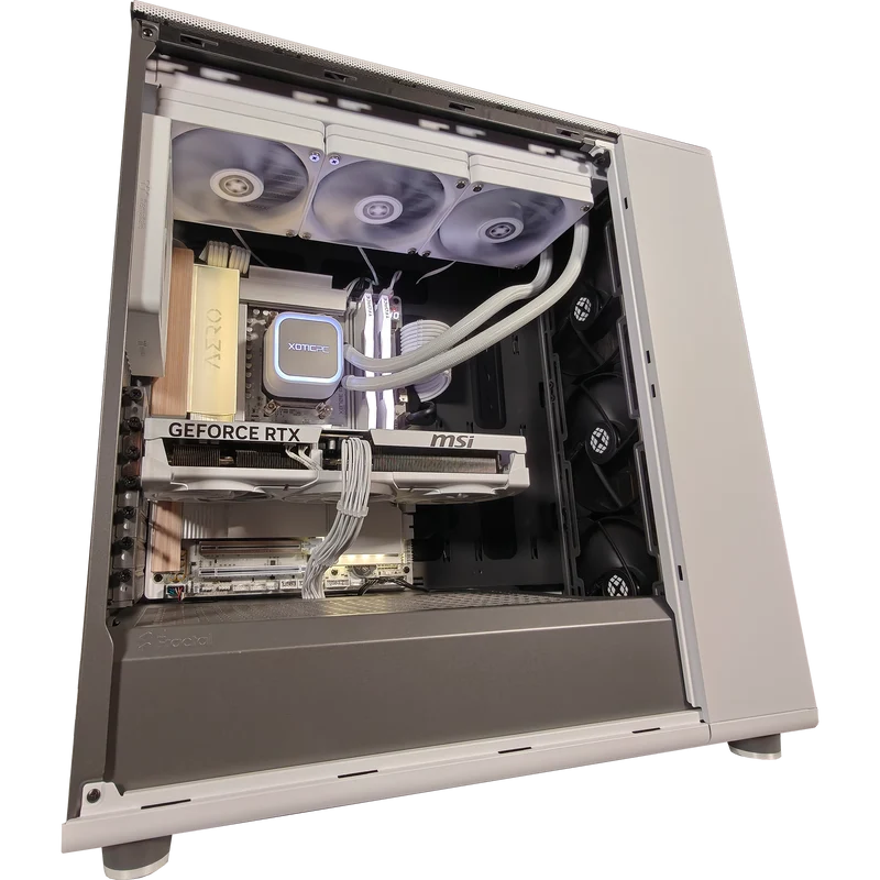 XOTIC PC North XL X3D Wood Ultimate Gaming PC, AMD Ryzen 7 9800X3D, NVIDIA GeForce RTX 5080, 32GB DDR5, 2TB SSD