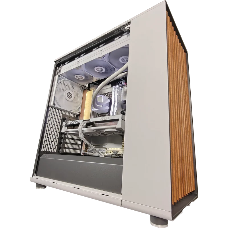XOTIC PC North XL X3D Wood Ultimate Gaming PC, AMD Ryzen 7 9800X3D, NVIDIA GeForce RTX 5080, 32GB DDR5, 2TB SSD