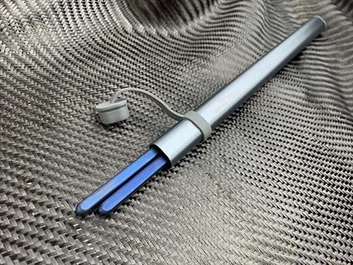 Blue Robusto Titanium Chopsticks Kit