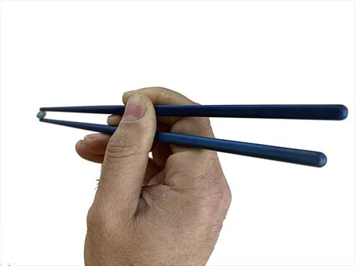Blue Robusto Titanium Chopsticks Kit