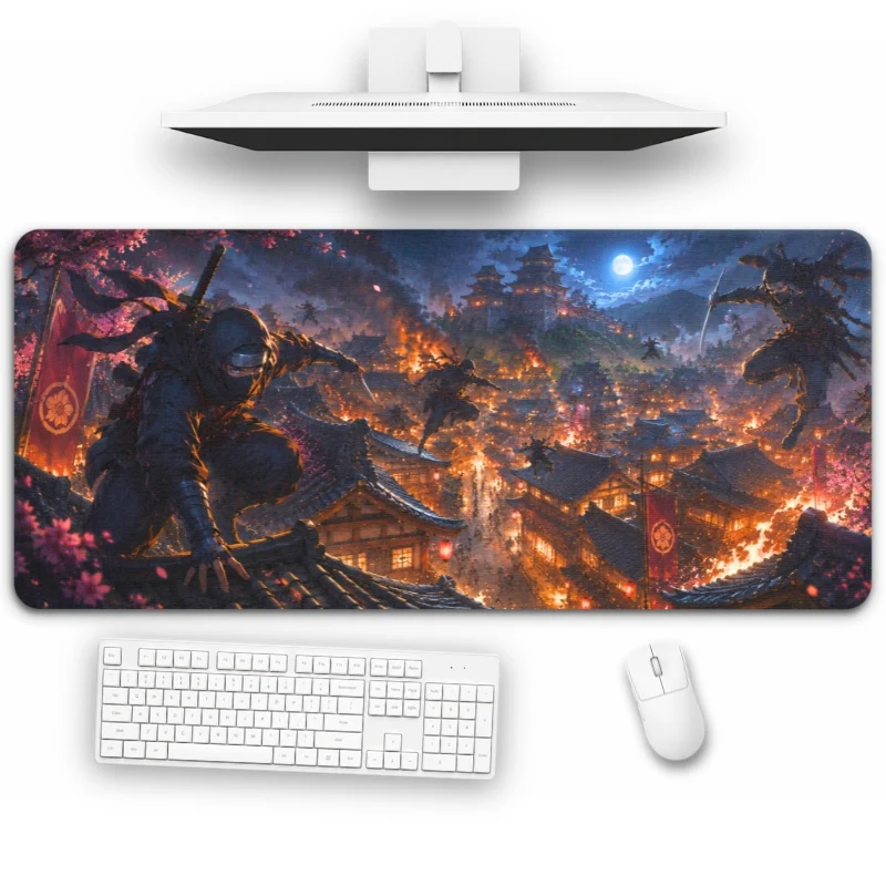 Tapis de Souris "Attaque de Ninjas"
