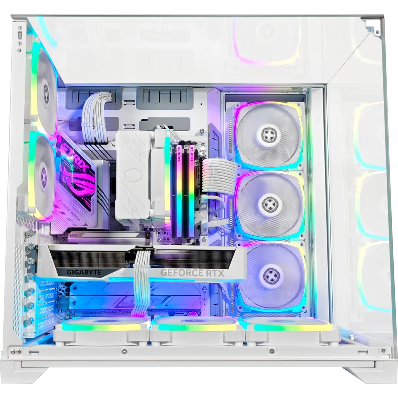 XOTIC PC O11 Vision Ghost Extreme Gaming PC, NVIDIA GeForce RTX 5070, Core Ultra 7 265K, 32GB DDR5, 2TB SSD