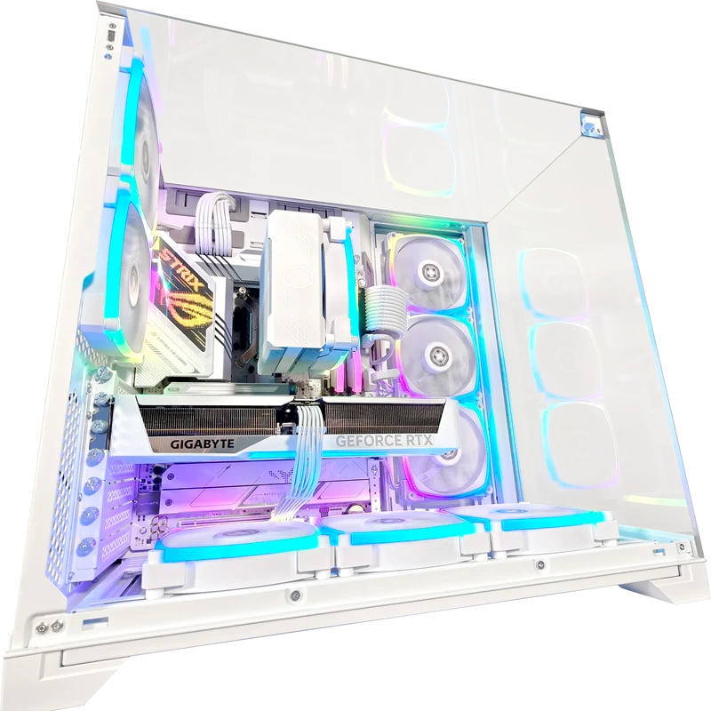 XOTIC PC O11 Vision Ghost Extreme Gaming PC, NVIDIA GeForce RTX 5070, Core Ultra 7 265K, 32GB DDR5, 2TB SSD