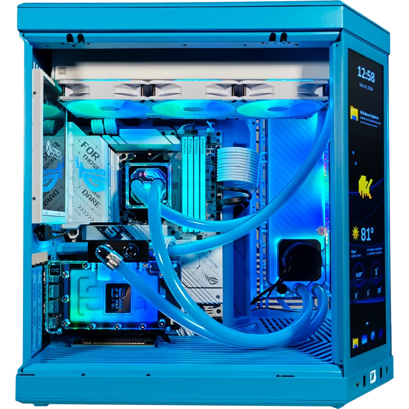 XOTIC PC Y70 Blueberry Ultimate X Gaming PC, Ryzen 7 9800X3D, NVIDIA GeForce RTX 5080, 64GB DDR5, 2TB SSD