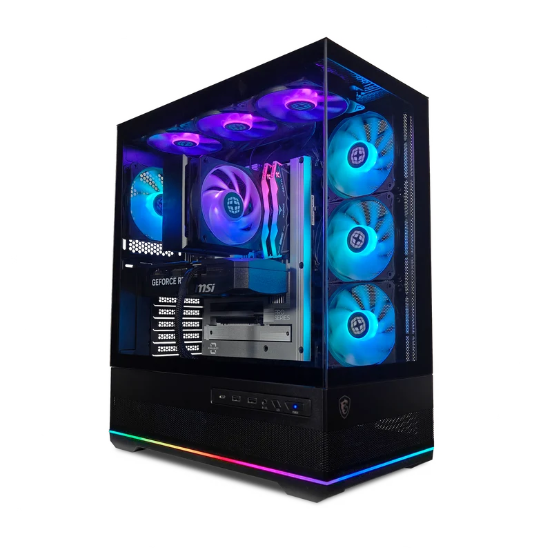XOTIC PC Project Zero Pano Stealth Extreme Gaming PC, Intel Core Ultra 5 245K, NVIDIA GeForce RTX 5070, 32GB DDR5, 1TB SSD